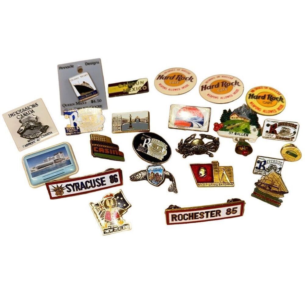 Vintage Pin label Bundle Lot